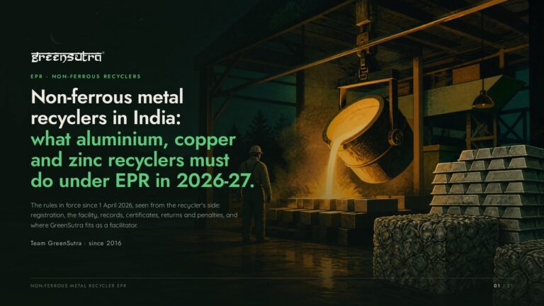 Non-Ferrous Metal Recyclers EPR deck cover