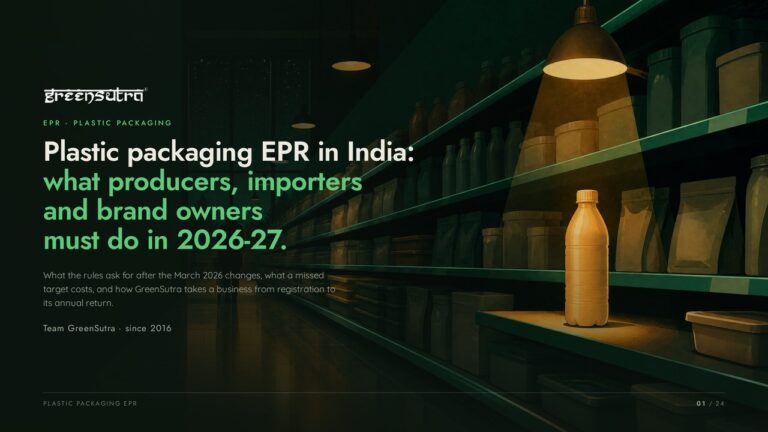 Plastic Packaging EPR deck cover
