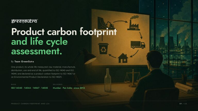 Product Carbon Footprint and LCA deck cover