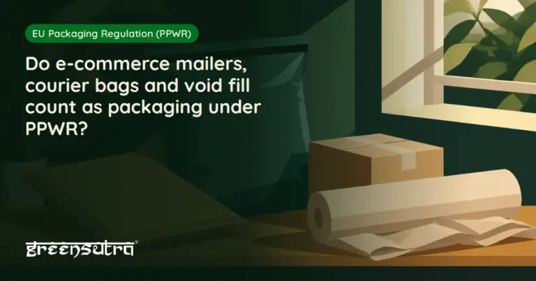 Do e-commerce mailers, courier bags and void fill count as packaging under PPWR?